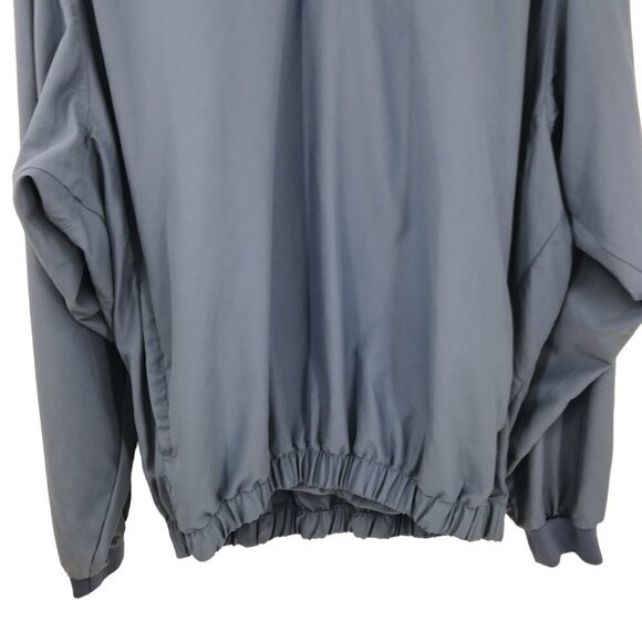 FootJoy Pullover Blue Windbreaker Jacket Size L Saint Croix National Golf Pocket - Picture 7 of 13